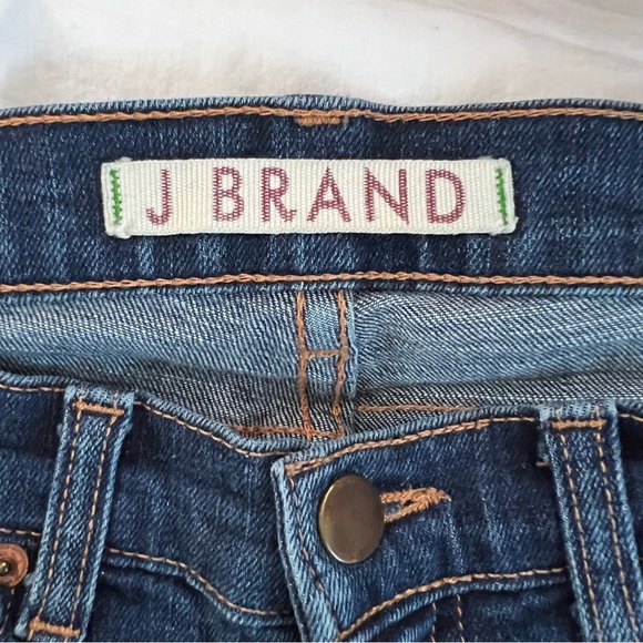 J Brand Low Rise Skinny Jeans Dark Wash Sz 25 - Picture 3 of 8